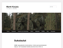 Tablet Screenshot of marttikarjala.net